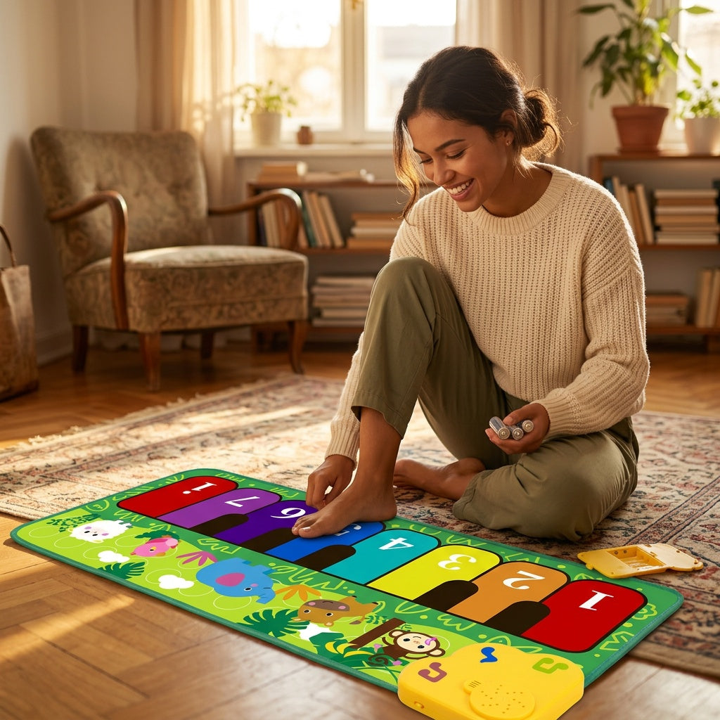 Piano Play Mat for Kids Musical Learning