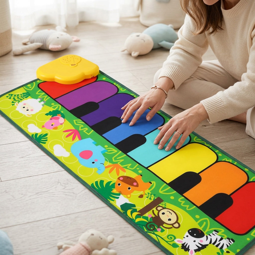 Piano Play Mat for Kids Musical Learning