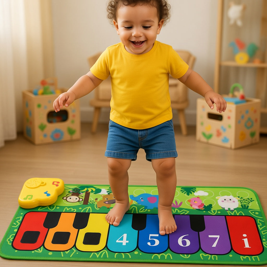 Piano Play Mat for Kids Musical Learning
